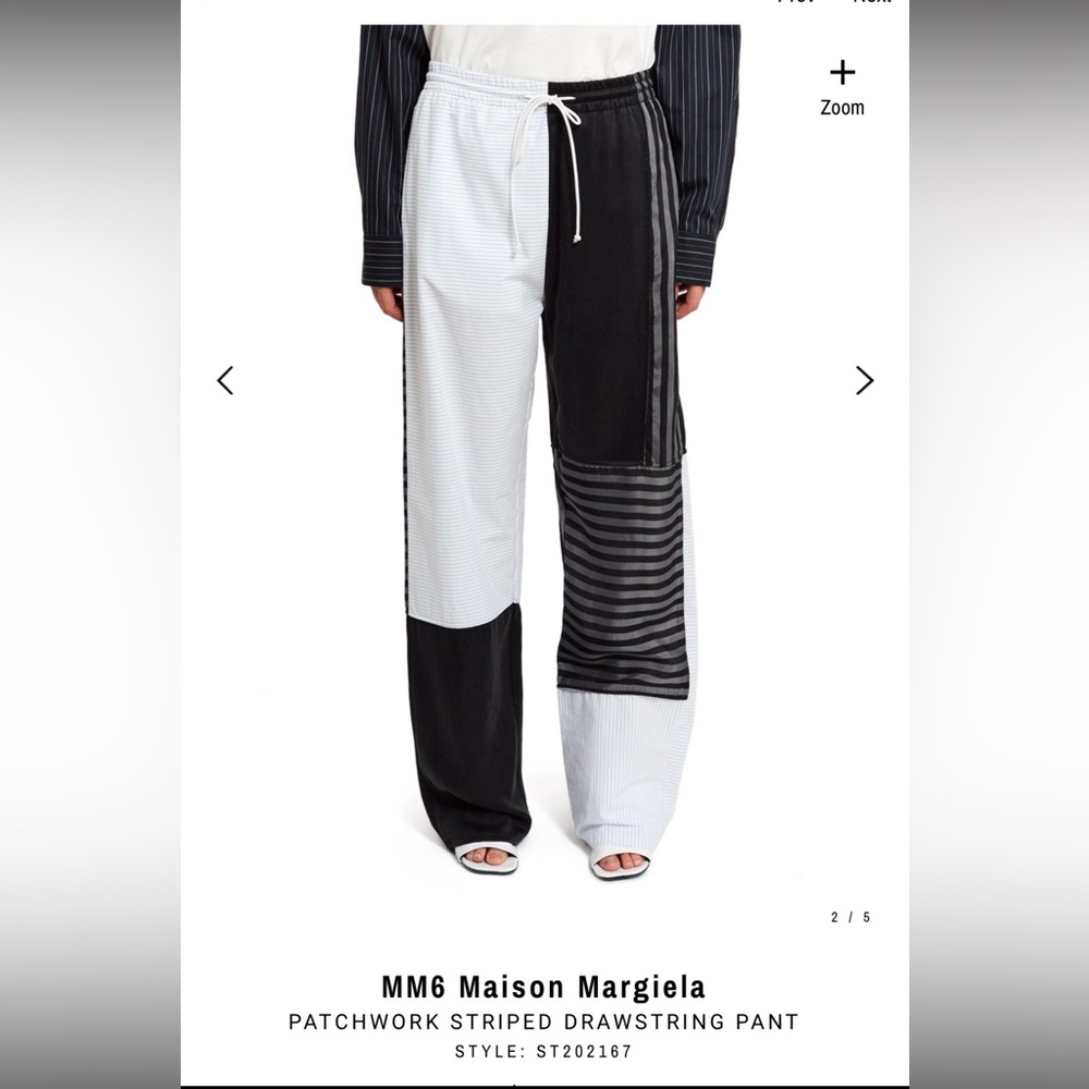 MM6 Maison Margiela Patchwork Drawstring Pants